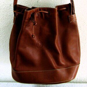 Romano Di Paolo Brown Leather Shoulder Satchel Handbag BoHo Italy